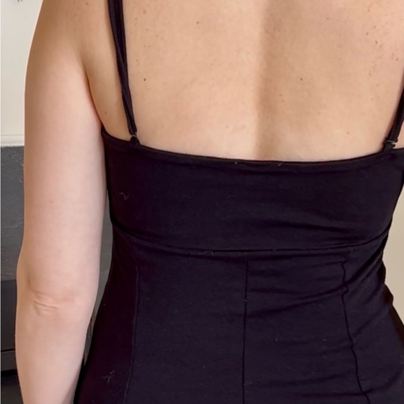Garage Black Mini Dress with Spaghetti Straps - Picture 4 of 10
